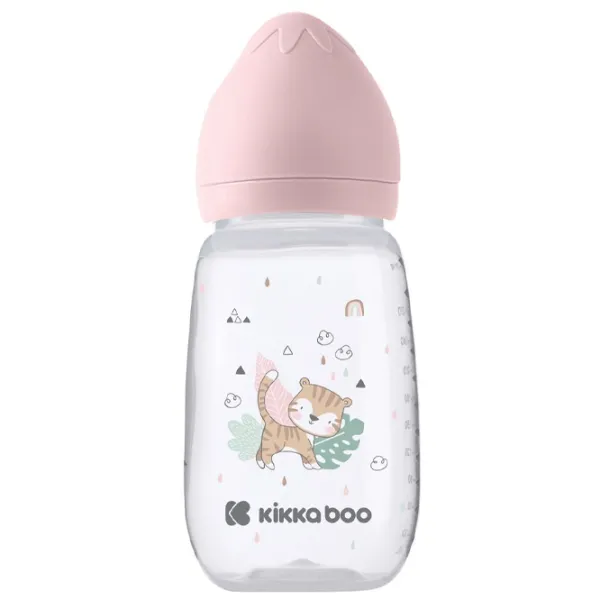 Biberon Kikka Boo Savanna Pentru fetițe/ 310 ml/ Pink photo 1 Biberon Kikka Boo Savanna Pentru fetițe/ 310 ml/ Pink photo 1