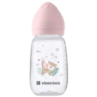 Biberon Kikka Boo Savanna Pentru fetițe/ 310 ml/ Pink