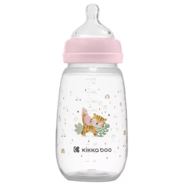 Biberon Kikka Boo Savanna Pentru fetițe/ 310 ml/ Pink photo 2 Biberon Kikka Boo Savanna Pentru fetițe/ 310 ml/ Pink photo 2