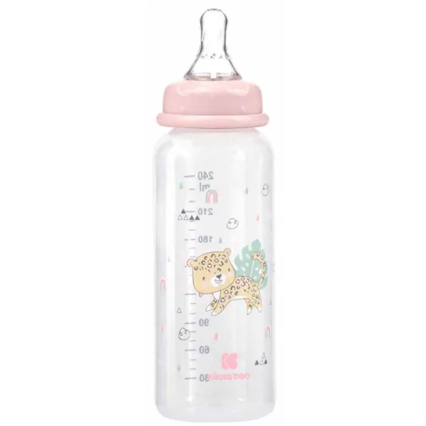 Biberon Kikka Boo Savanna Pentru fetițe/ 240 ml/ Pink photo 2 Biberon Kikka Boo Savanna Pentru fetițe/ 240 ml/ Pink photo 2