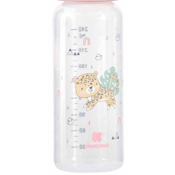 Biberon Kikka Boo Savanna Pentru fetițe/ 240 ml/ Pink photo 4 Biberon Kikka Boo Savanna Pentru fetițe/ 240 ml/ Pink photo 4