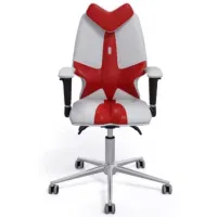 Офисное кресло Kulik System Fly ЭКО Кожа/ White Red photo 3