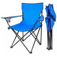 Садовый стул Worker GULL Металл/ Полиэстер/ Blue Черный