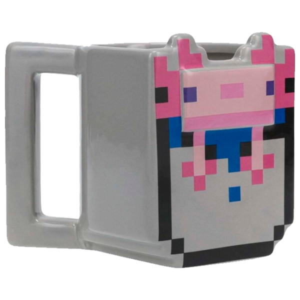 Кружка Paladone Minecraft Axolotl Shaped Mug 400 мл photo 1