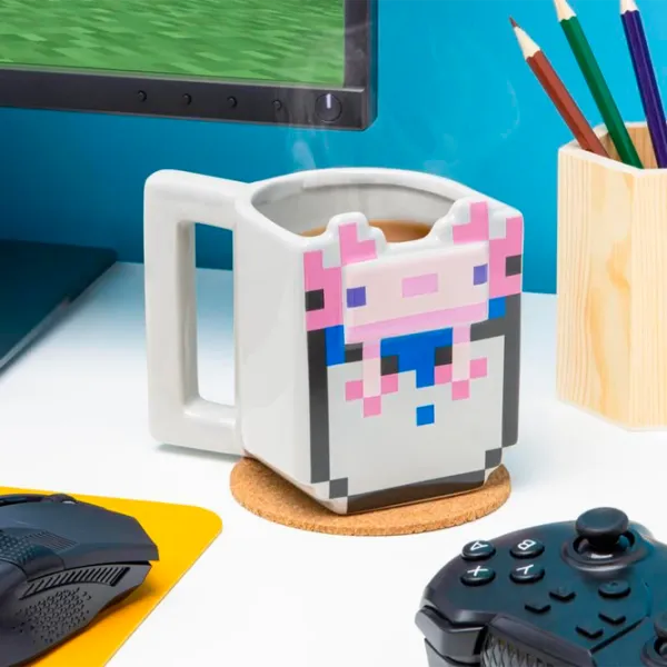 Кружка Paladone Minecraft Axolotl Shaped Mug 400 мл photo 2