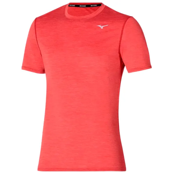 Tricou pentru bărbați Mizuno j2gaa519 100% poliester/ Red photo 1