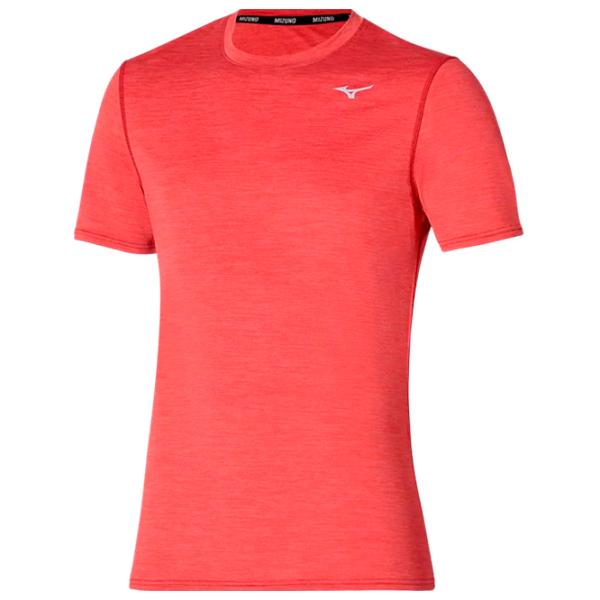 Tricou pentru bărbați Mizuno j2gaa519 100% poliester/ Red photo 1