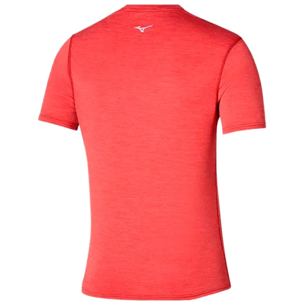 Tricou pentru bărbați Mizuno j2gaa519 100% poliester/ Red photo 2