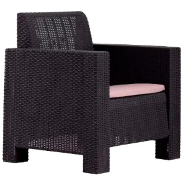 Fotoliu de grădină Moda Life Aksu armchair Plastic/ Plastic/ Black photo 1 Fotoliu de grădină Moda Life Aksu armchair Plastic/ Plastic/ Black photo 1