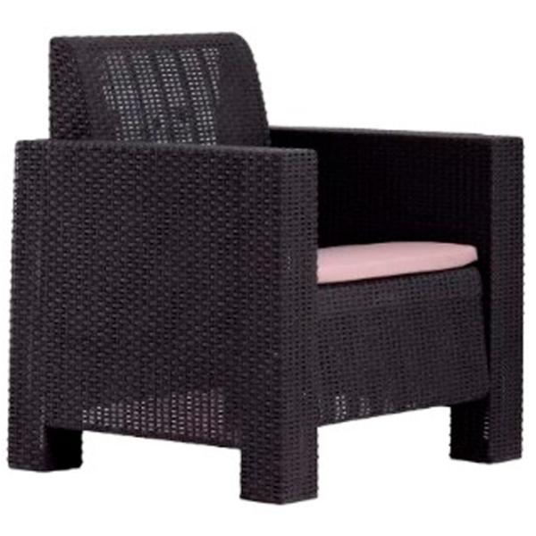 Fotoliu de grădină Moda Life Aksu armchair Plastic/ Plastic/ Black photo 1 Fotoliu de grădină Moda Life Aksu armchair Plastic/ Plastic/ Black photo 1