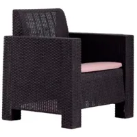 Fotoliu de grădină Moda Life Aksu armchair Plastic/ Plastic/ Black
