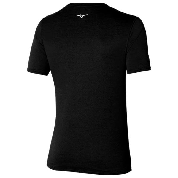 Tricou pentru bărbați Mizuno j2gaa519 100% poliester/ Black photo 2