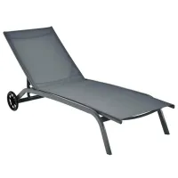 Шезлонг Technoworker C2099 Сталь/ Текстиль/ Серый