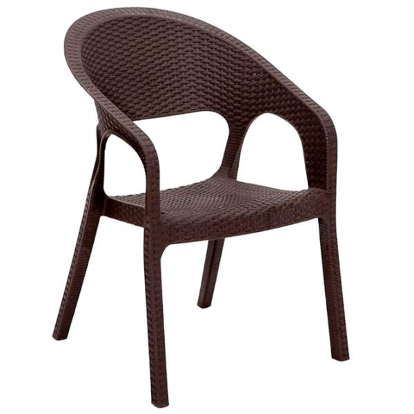Садовый стул Moda Life chair Пластик/ Пластик/ Brown photo 1 Садовый стул Moda Life chair Пластик/ Пластик/ Brown photo 1
