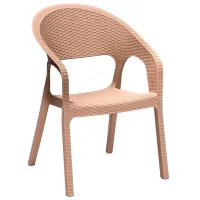 Садовый стул Moda Life chair Пластик/ Пластик/ Капучино