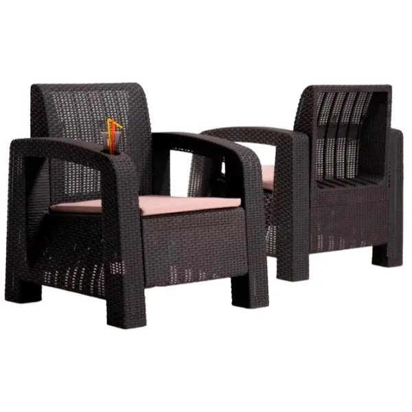 Fotoliu de grădină Moda Life Olimpus amchair Plastic/ Plastic/ Brown photo 2