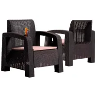 Садовое кресло Moda Life Olimpus amchair Пластик/ Пластик/ Brown photo 2