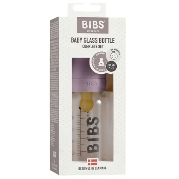 Biberon Bibs 5013300 Pentru fetițe/ 110 ml/ Mauve photo 4