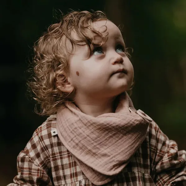 Слюнявчик Bibs 9404214 Бандана/ Муслин/ Blush Pink photo 2