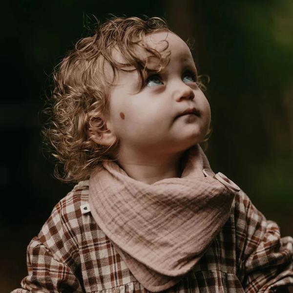 Слюнявчик Bibs 9404214 Бандана/ Муслин/ Blush Pink photo 2