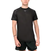 Tricou pentru bărbați Mizuno j2gaa004 100% poliester/ Black