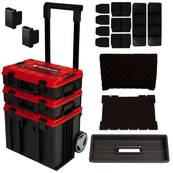 Ящик для инструментов Einhell E-CASE TOWER 45.400.15 3 шт. Пластик photo 4