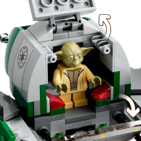 Constructor LEGO Yoda's Jedi Starfighter Scenă din film/ Multicolor photo 4