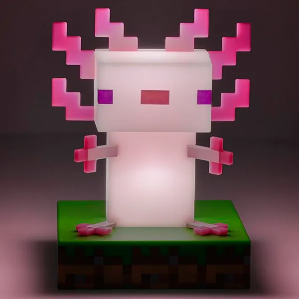 Настольная лампа фан Paladone Axolotl V2 Pink photo 3