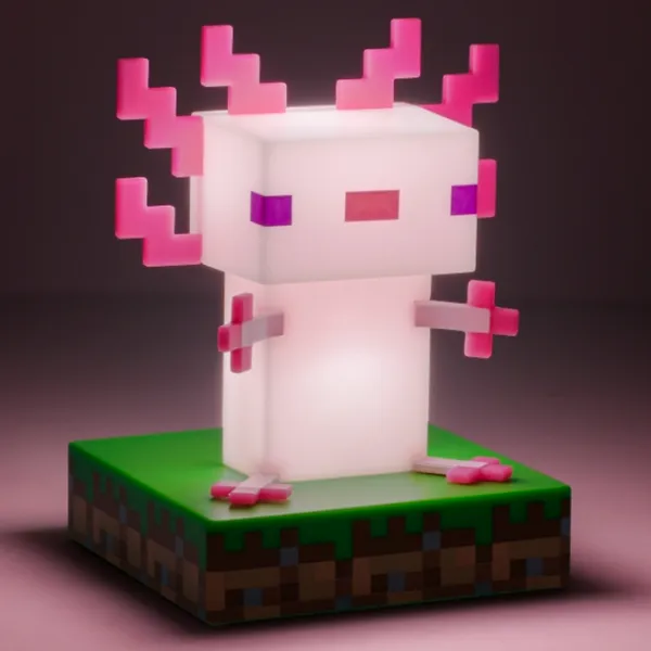 Настольная лампа фан Paladone Axolotl V2 Pink photo 4