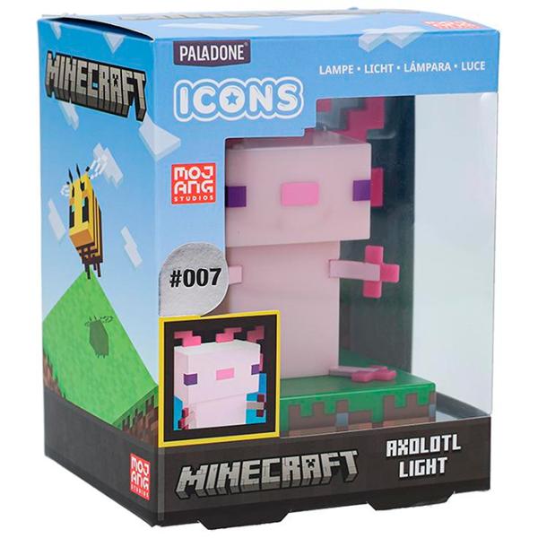 Настольная лампа фан Paladone Axolotl V2 Pink photo 6