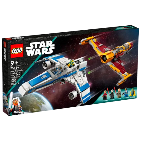 Constructor LEGO New Republic E-Wing VS. Shin Hatis Starfighter Scenă din film/ Multicolor photo 1