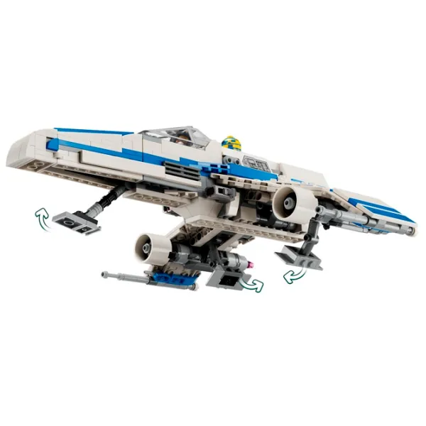 Constructor LEGO New Republic E-Wing VS. Shin Hatis Starfighter Scenă din film/ Multicolor photo 5