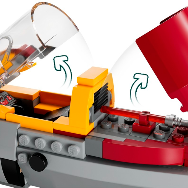 Constructor LEGO New Republic E-Wing VS. Shin Hatis Starfighter Scenă din film/ Multicolor photo 10