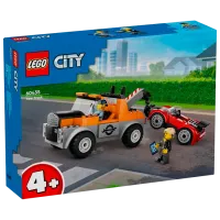 Constructor LEGO Tow Truck and Sports Car Repair Transport/ Multicolor