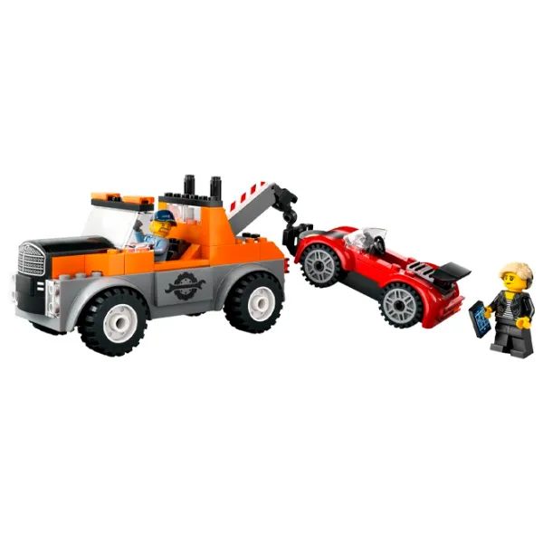 Constructor LEGO Tow Truck and Sports Car Repair Transport/ Multicolor photo 2