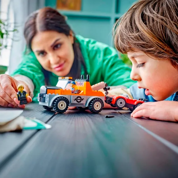 Constructor LEGO Tow Truck and Sports Car Repair Transport/ Multicolor photo 7