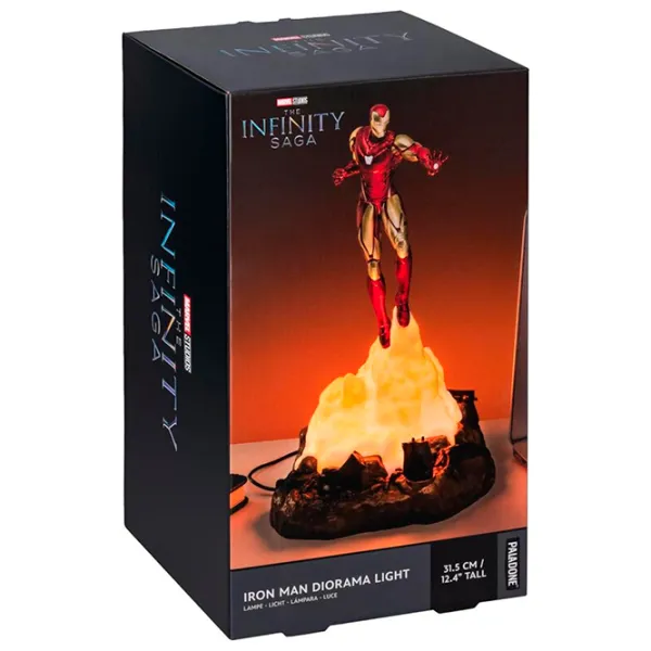 Настольная лампа фан Paladone Iron Man Diorama Красный photo 5