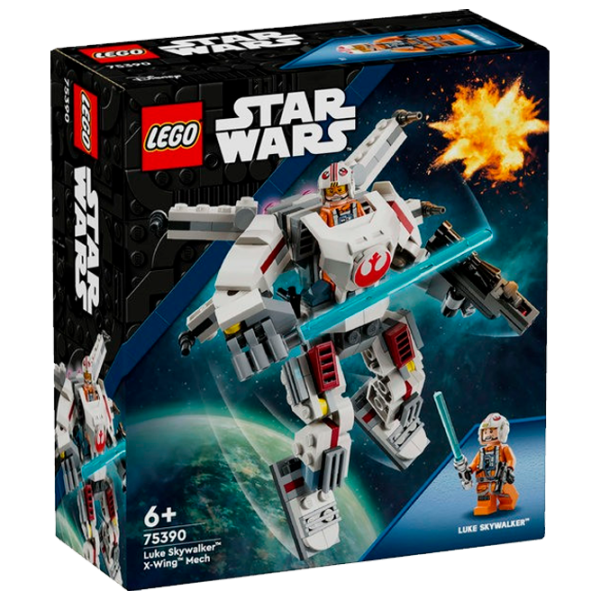 Constructor LEGO Luke Skywalker X-Wing Mech Personaj de film/ Multicolor photo 1