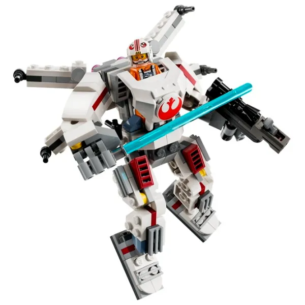 Constructor LEGO Luke Skywalker X-Wing Mech Personaj de film/ Multicolor photo 2