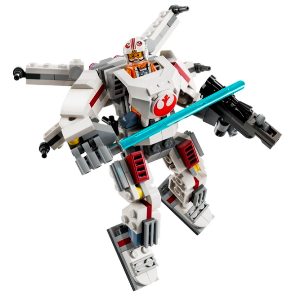 Constructor LEGO Luke Skywalker X-Wing Mech Personaj de film/ Multicolor photo 2