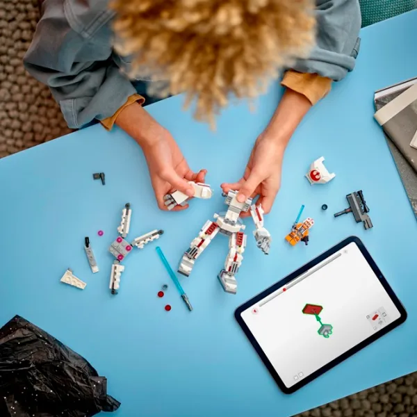 Constructor LEGO Luke Skywalker X-Wing Mech Personaj de film/ Multicolor photo 5