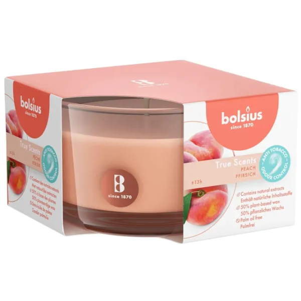 Свеча Bolsius Peach Peach/ Парафин photo 1