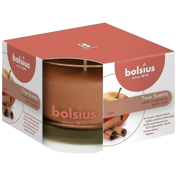 Свеча Bolsius TS Apple Cinnamon Apple&Cinnamon/ Парафин photo 1