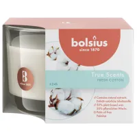 Lumânare Bolsius TS Apple Cinnamon Cotton Linen/ Parafină