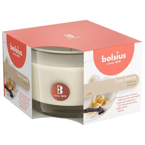 Lumânare Bolsius TS Vanilla Vanilla/ Parafină photo 1