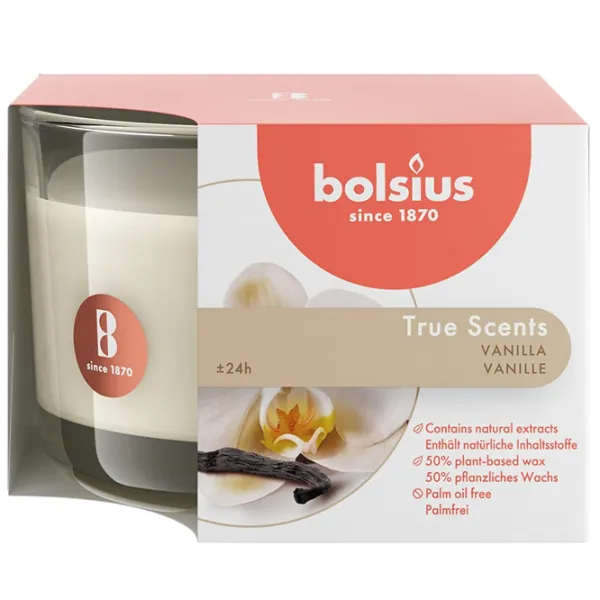 Lumânare Bolsius TS Vanilla Vanilla/ Parafină photo 2
