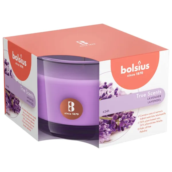 Lumânare Bolsius TS Lavender Lavender/ Parafină photo 1