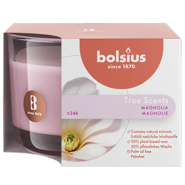 Lumânare Bolsius TS Magnolia Magnolia/ Parafină photo 1