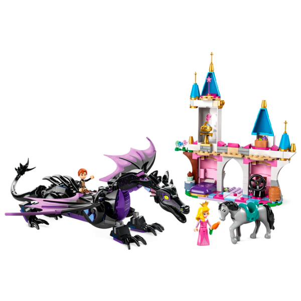 Constructor LEGO Maleficent’s dragon form and Aurora's castle Castel/ Multicolor photo 3