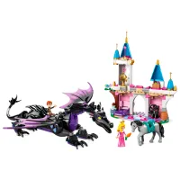 Constructor LEGO Maleficent’s dragon form and Aurora's castle Castel/ Multicolor photo 3